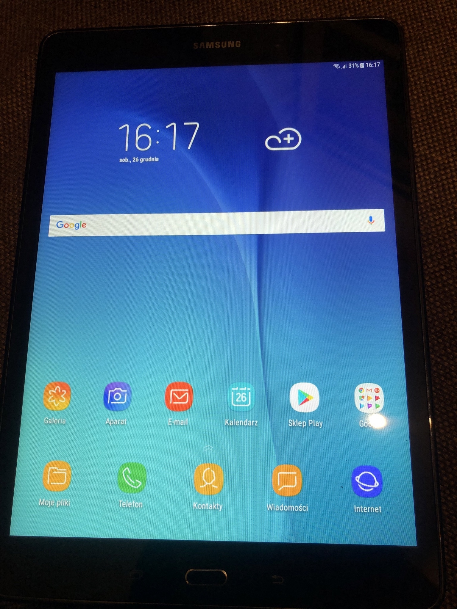 Tablet Samsung SM-T555 z modem SIM. Galaxy TAB A | Gniezno | Kup teraz ...