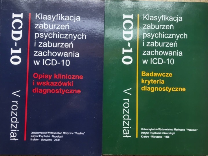 Icd 10 Klasyfikacja Zaburzen Psychicznych Kup Teraz Za 50 00 Zl Warszawa Allegro Lokalnie