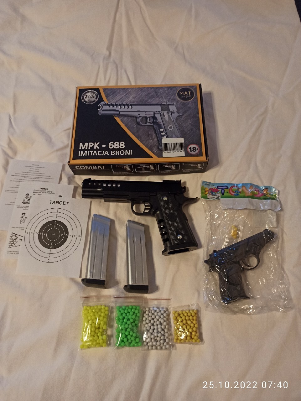 Pistolet MPK 688 imitacja broni | Zlotoryja | Kup teraz na Allegro Lokalnie