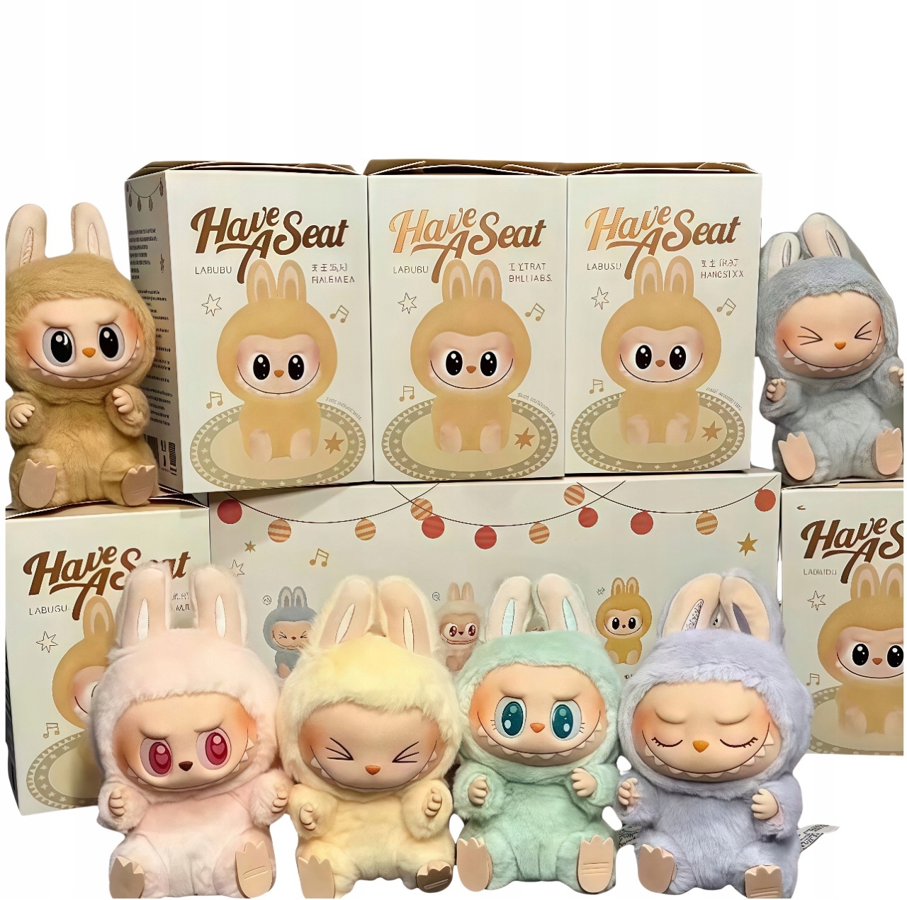 LABUBU THE MONSTERS HaveASeat 2セット KOLEKCJONERSKA LABUBU HAVE A SEAT THE MONSTERS PLUSZOWA