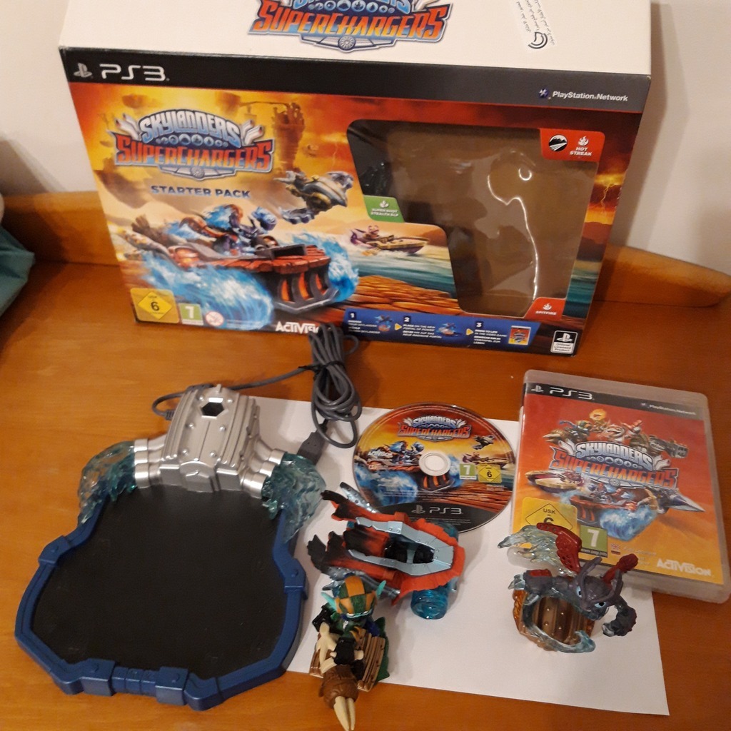SKYLANDERS SUPERCHARGERS PS3 STARTER PACK Wincentów Licytacja na