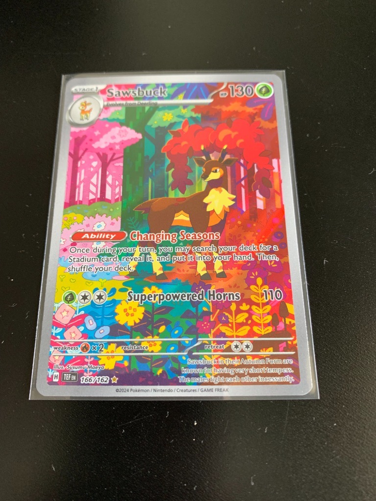 Karta Pokemon TCG Sawsbuck (TEF 166) Grodzisk Mazowiecki Kup teraz