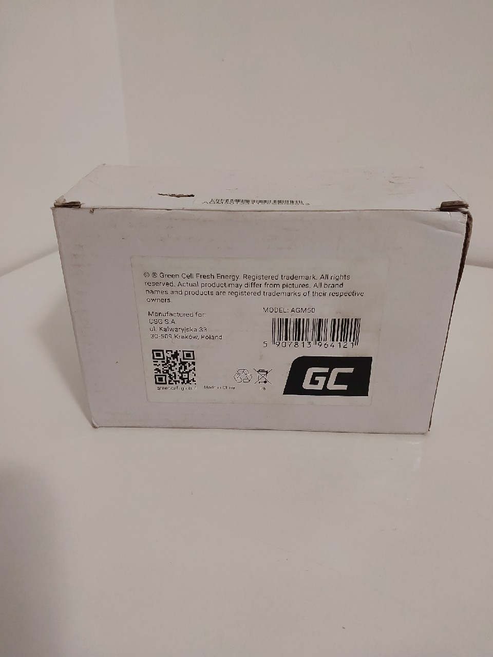 GREEN CELL AGM50 12V7AH/20HR АКУМУЛЯТОР DO ZASILACZY АВАРІЙНИХ UPS 