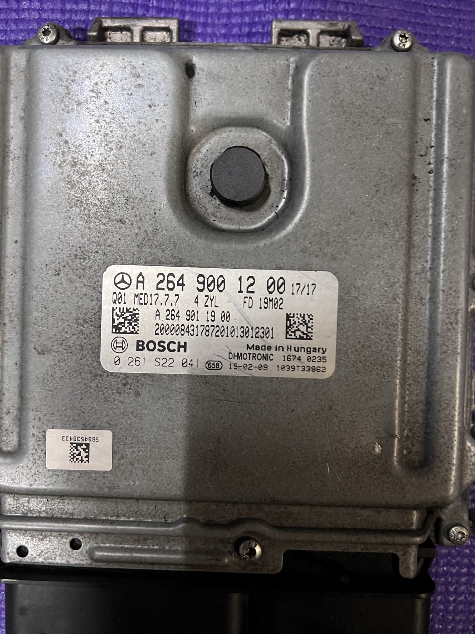 КОМП'ЮТЕР БЛОК КЕРУВАННЯ ДВИГУНА MERCEDES A35 AMG W177 A2649001200 
