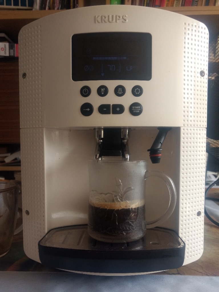 Ekspres ciśnieniowy Krups EA81 super stan i kawa | Warszawa | Licytacja ...