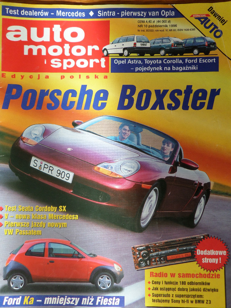 Auto Motor i Sport z 1996r6 numerów Nowy Targ Kup teraz na Allegro