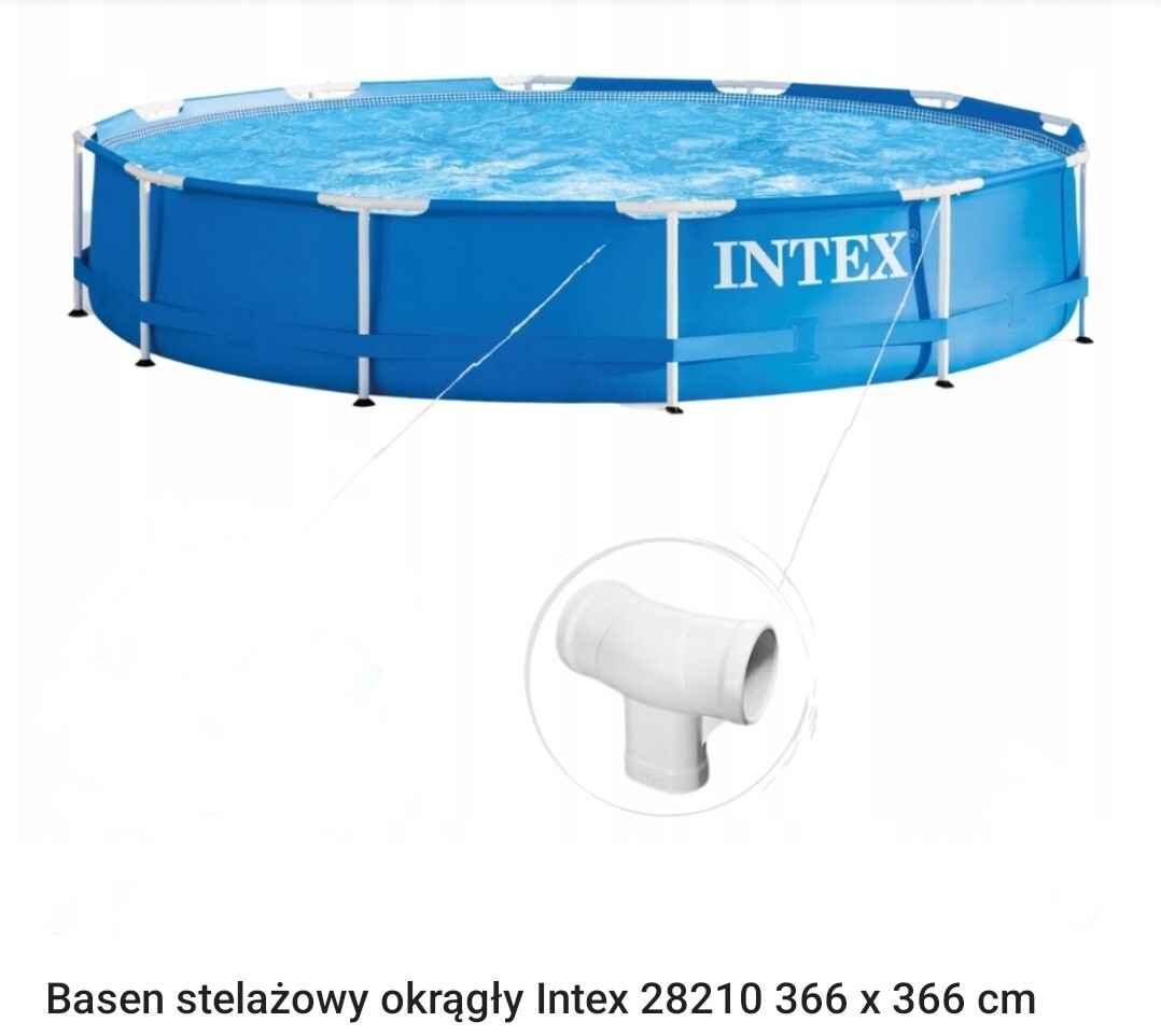 Trójnik złączka białaDo basenu INTEX 28210 3,66x76 | Oleśnica | Kup ...