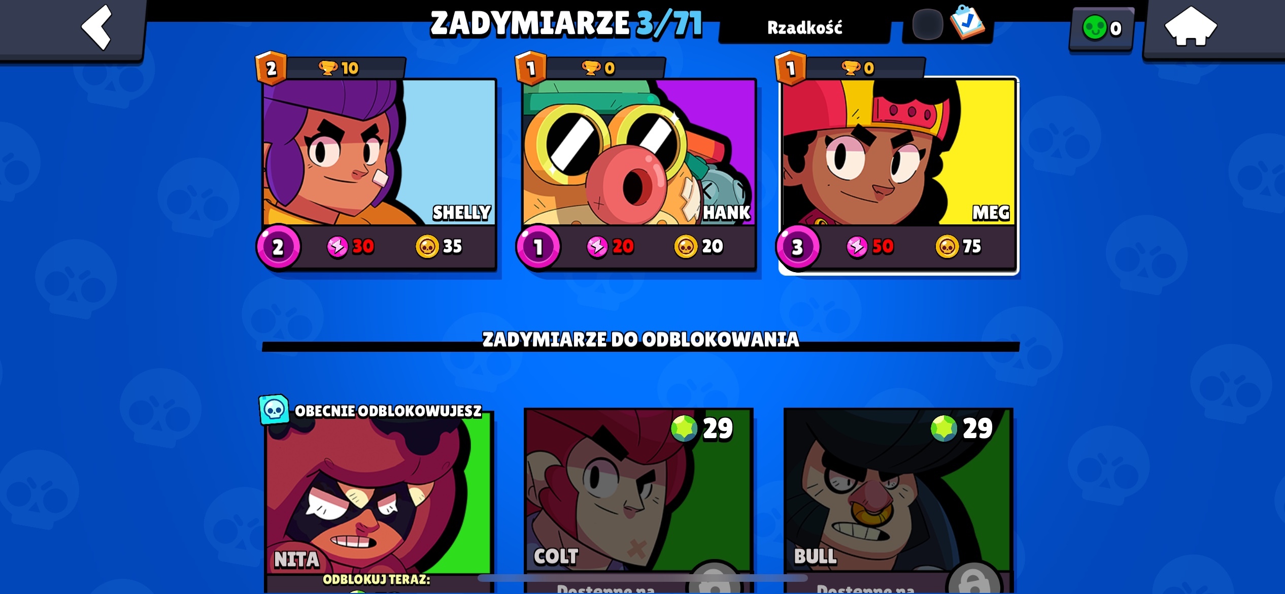 Konto Brawl Stars Meg | Chrząstawa Wielka | Kup teraz na Allegro Lokalnie