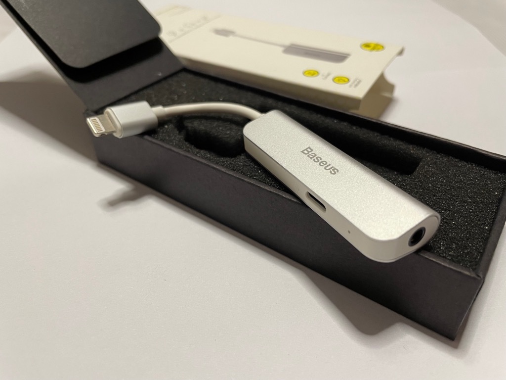 Adapter Lightning na Jack 3,5mm aluminiowy Baseus Wrocław Kup teraz