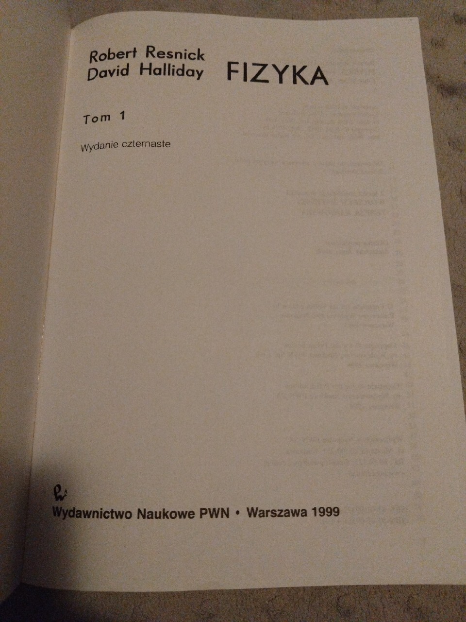 Resnick Halliday Fizyka 1 Poznań Kup teraz na Allegro Lokalnie