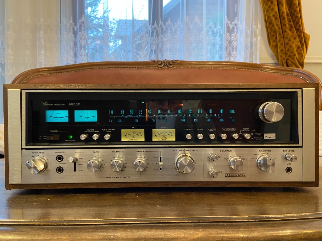 Amplituner Sansui 9090 DB Kwirynów Kup teraz na Allegro Lokalnie
