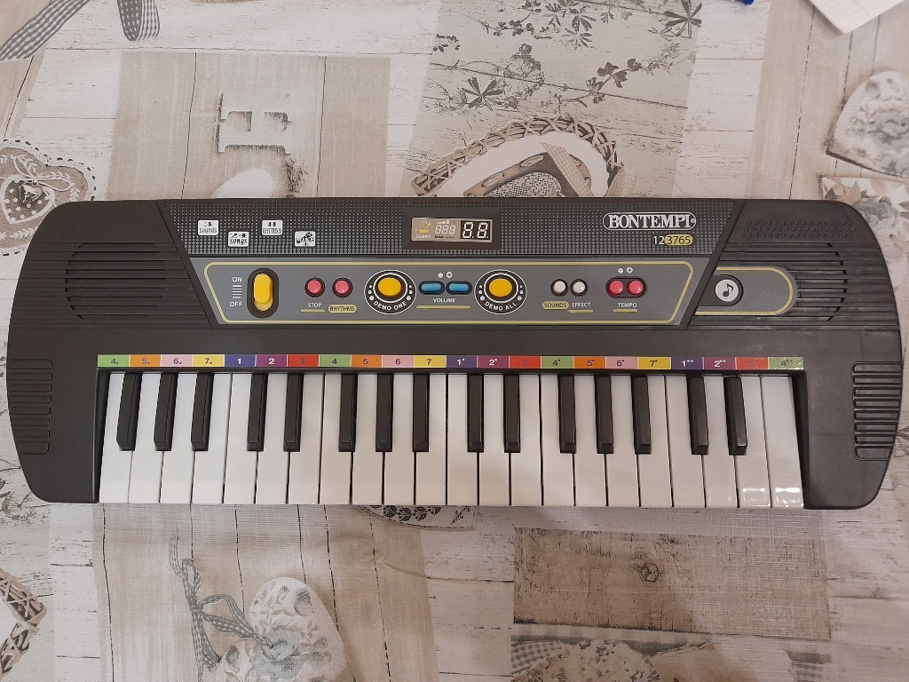 zabawka pianino keyboard 37 klawiszy Bontempi Otwock Kup teraz na