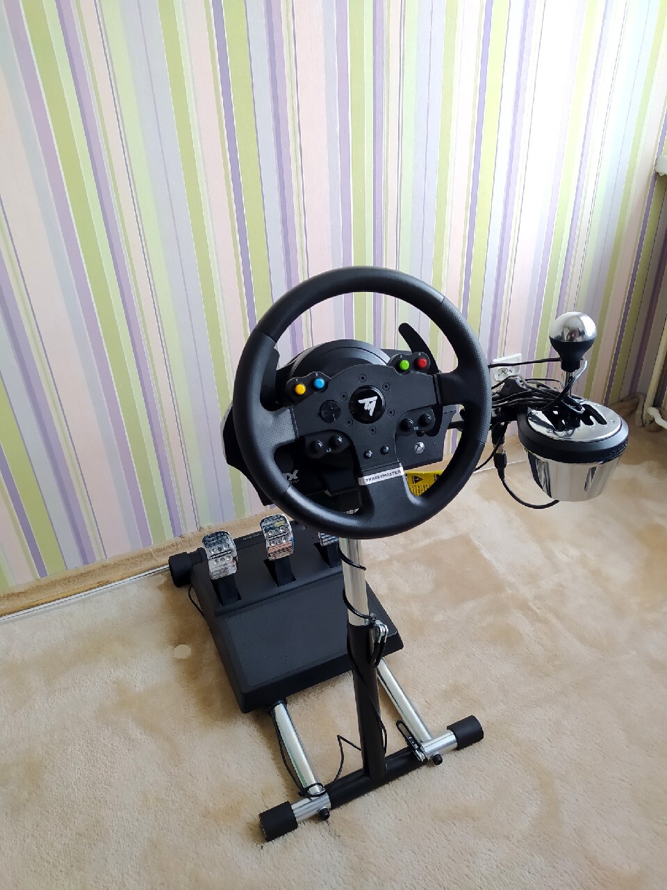 Thrustmaster TMX Pro + Shifter TH8A + Stojak GW Płock Ogłoszenie