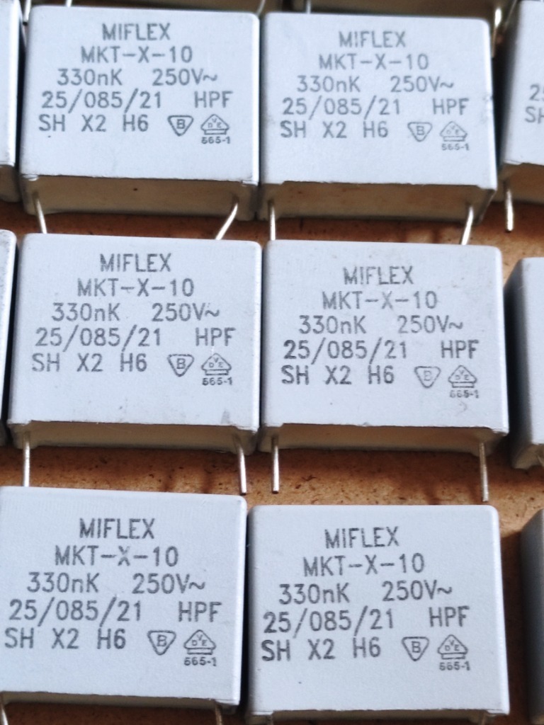 Kondensator MIFLEX MKT-X-10 330nK 250V | Toruń | Kup teraz na Allegro ...