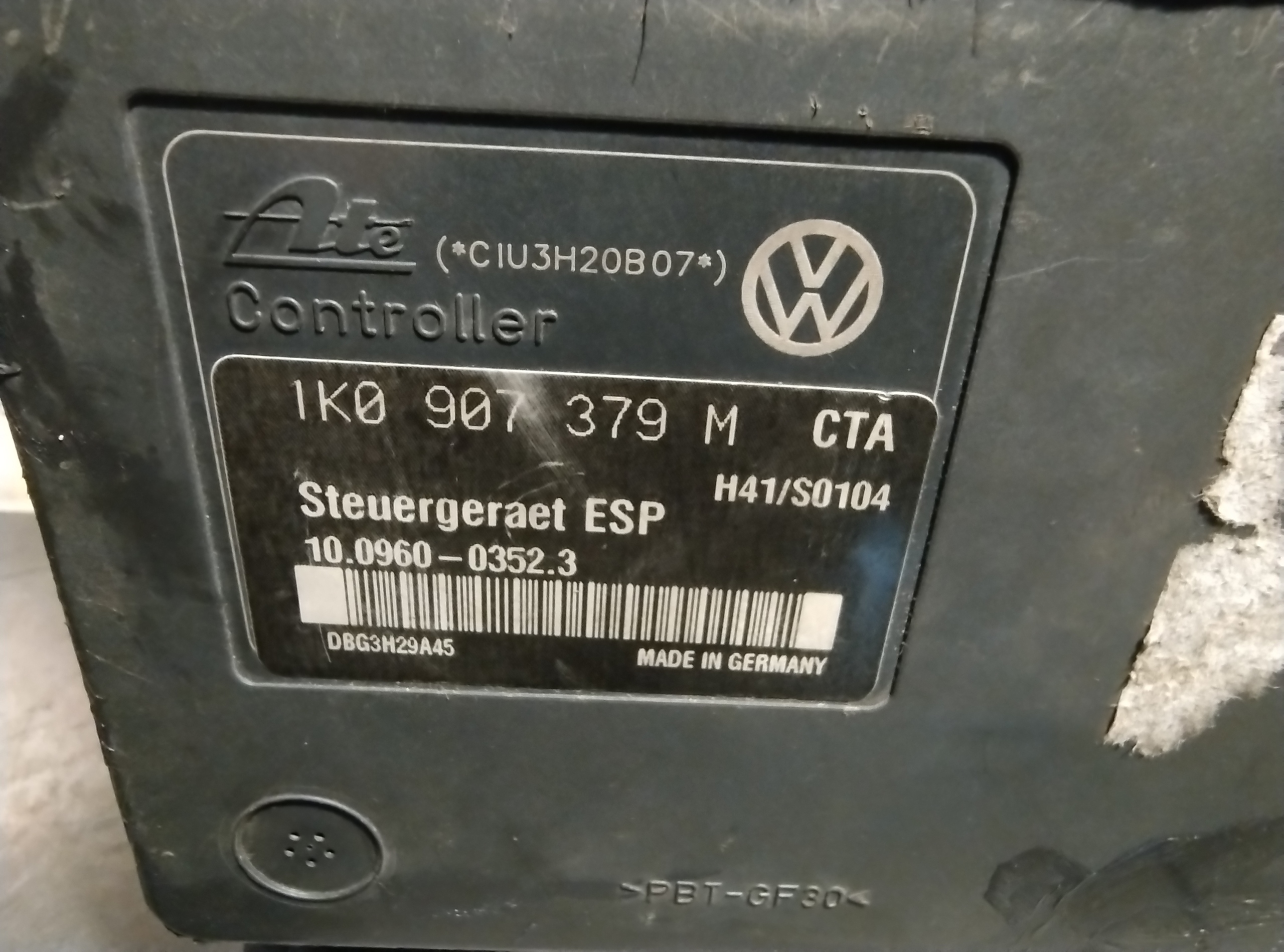 МОДУЛЬ ABS ESP 1K0907379M 