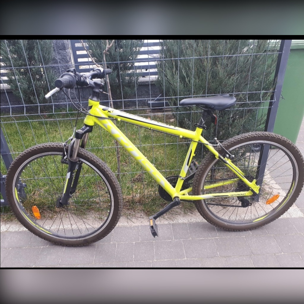 Rower Kross Hexagon X1 limonka rama 17" koła 26" Kobyłka Licytacja