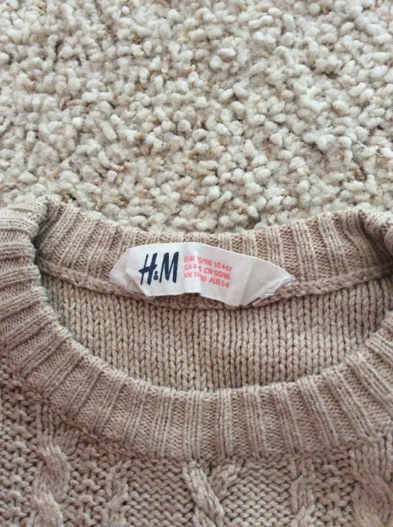 Zdjęcie oferty: Sweter dziecięcy H&M 110-116 cm 4-6 lat