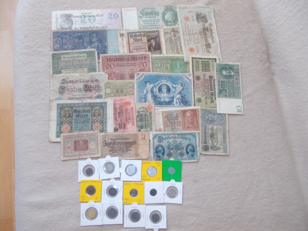stare-banknoty-i-monety-niemieckie-zestaw-w-oc-awek-licytacja-na