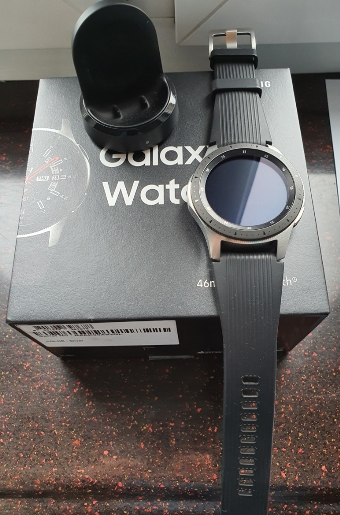 Samsung Galaxy Watch 46mm SMR800 Srebrny BT Łódź Ogłoszenie na Allegro Lokalnie