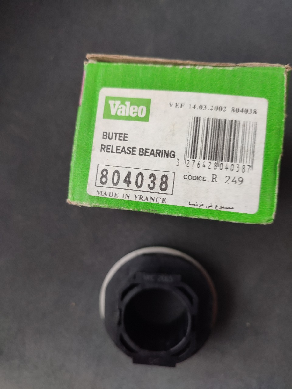 ПІДШИПНИК ОПОРНОГО 804038 VALEO 