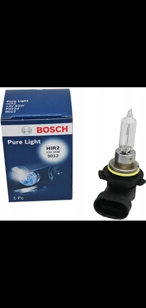 ЛАМПОЧКА BOSCH PURE LIGHT HIR2 12V 55W PX22D 9012 + DRUGA GRATIS. 