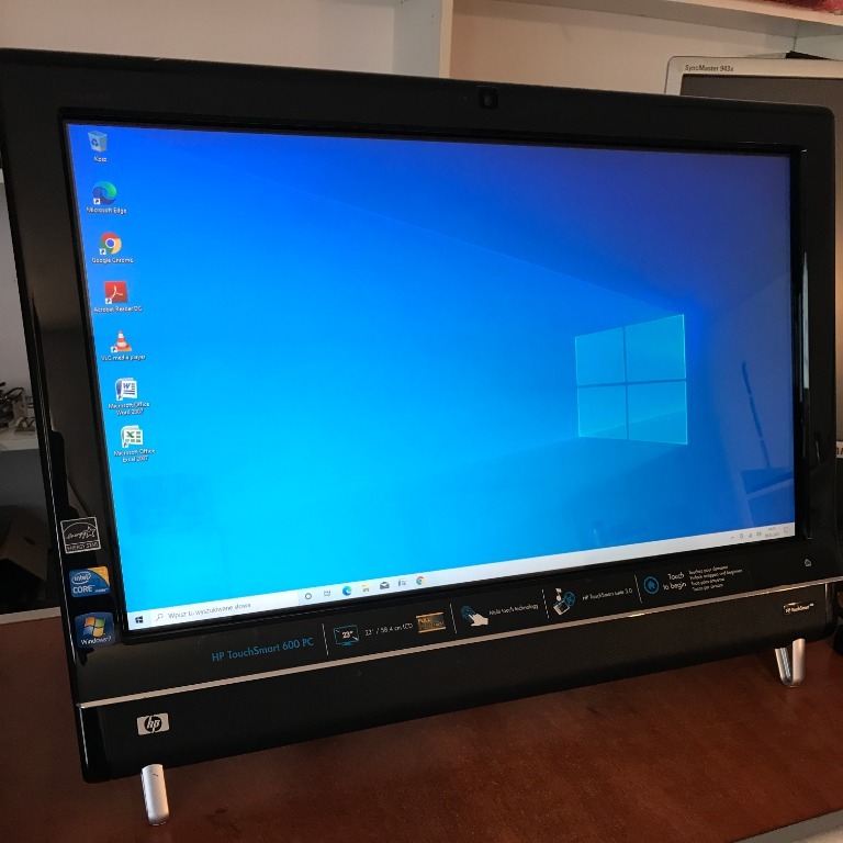 HP TouchSmart 600 PC 23" AIO i3 256GB SSD 8GB FHD Kraków Kup teraz