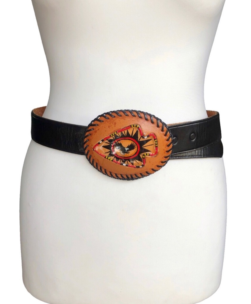 Pasek Vintage Western Indian Mallory, r. M/L Szczecin Kup teraz na