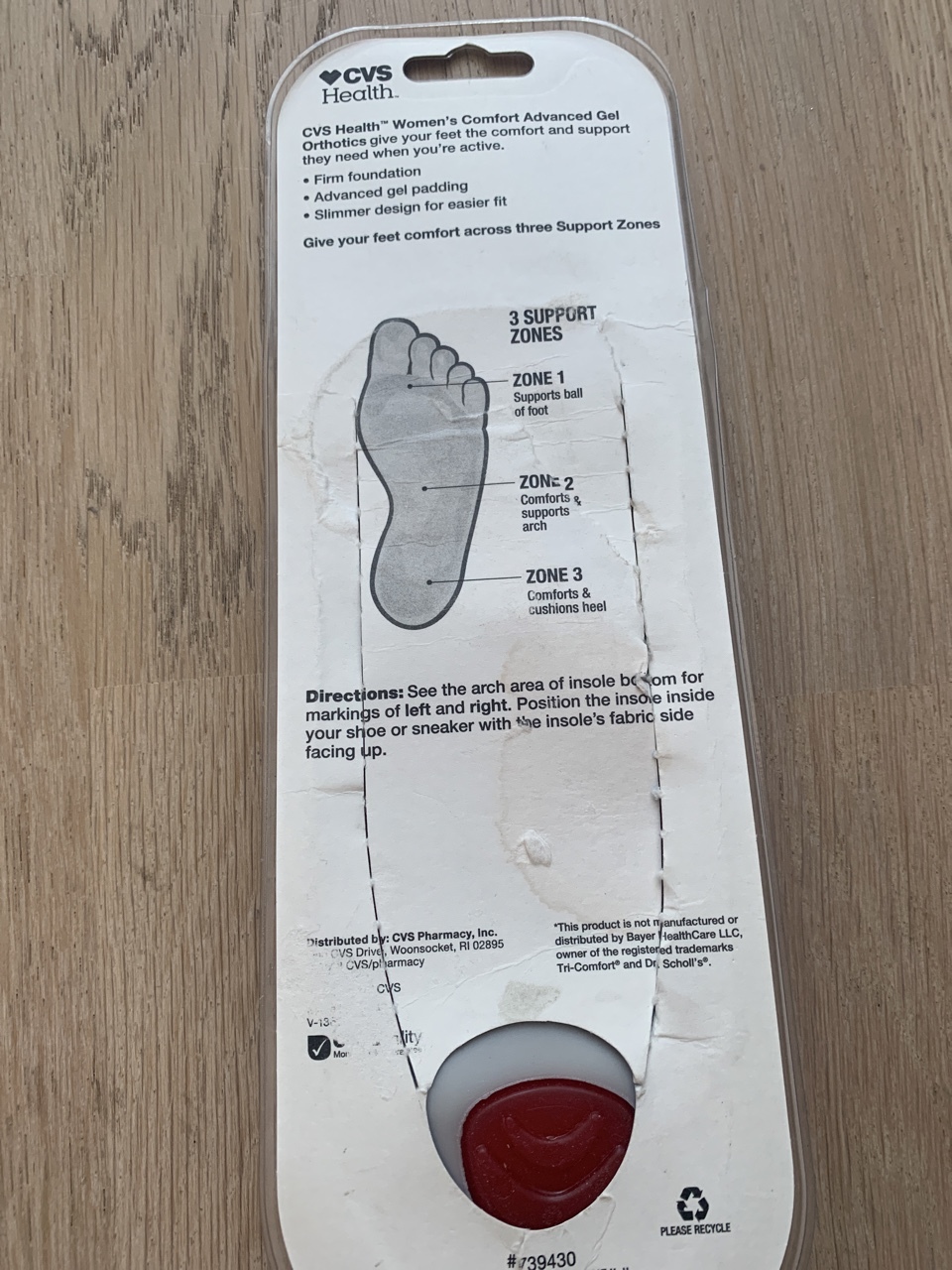 Wkładki CVS Comfort Advanced GEL Orthotics Warszawa Kup teraz na
