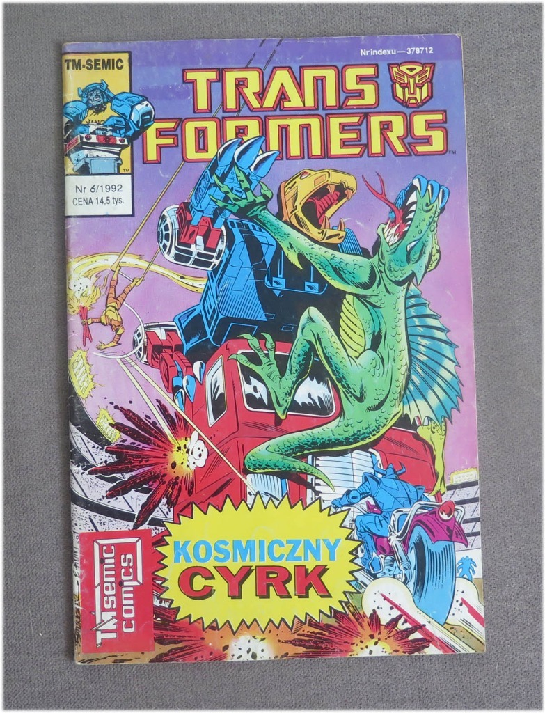 Transformers 6/1992 Tm semic wydanie 1 Pruszcz Gdanski Kup teraz
