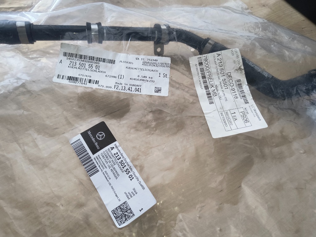 КОМПЛЕКТНИЙ ПРОВІД СИСТЕМИ ОХОЛОДЖЕННЯ A2135015501 