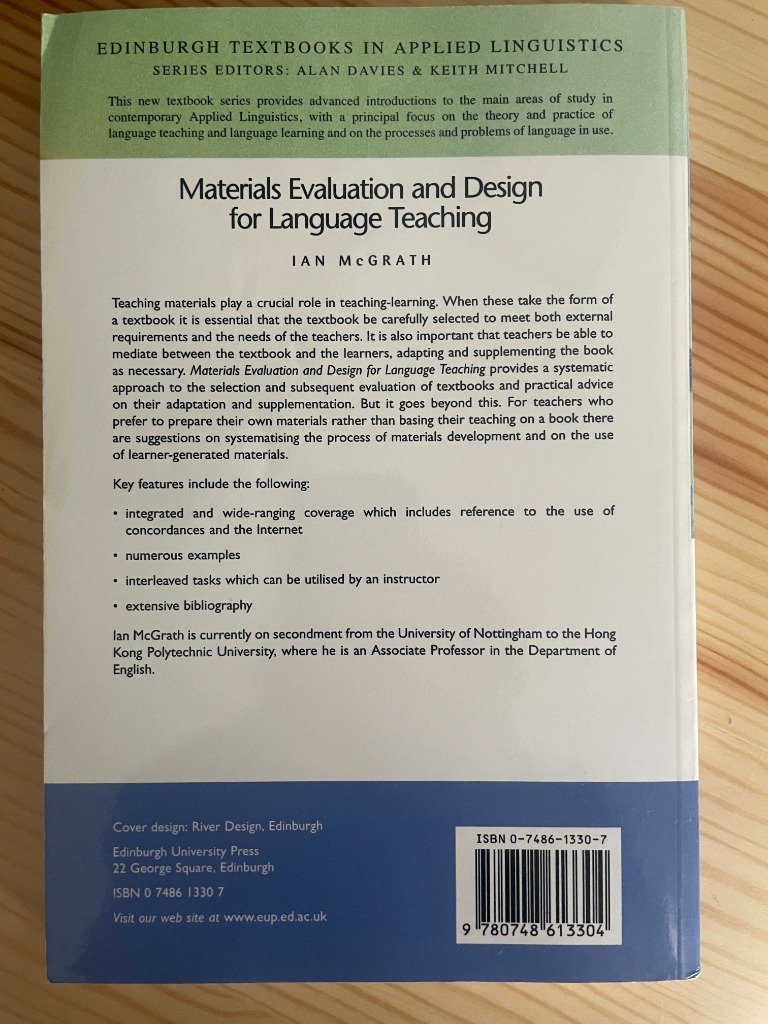 Materials Evaluation Design for Language Teaching Warszawa Kup