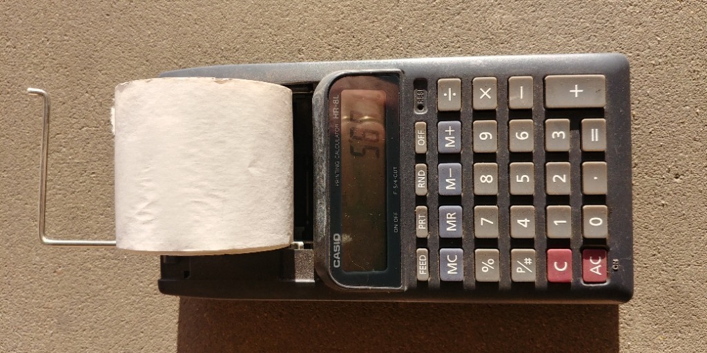 CASIO printing calculator HR8L Warszawa Kup teraz na Allegro Lokalnie