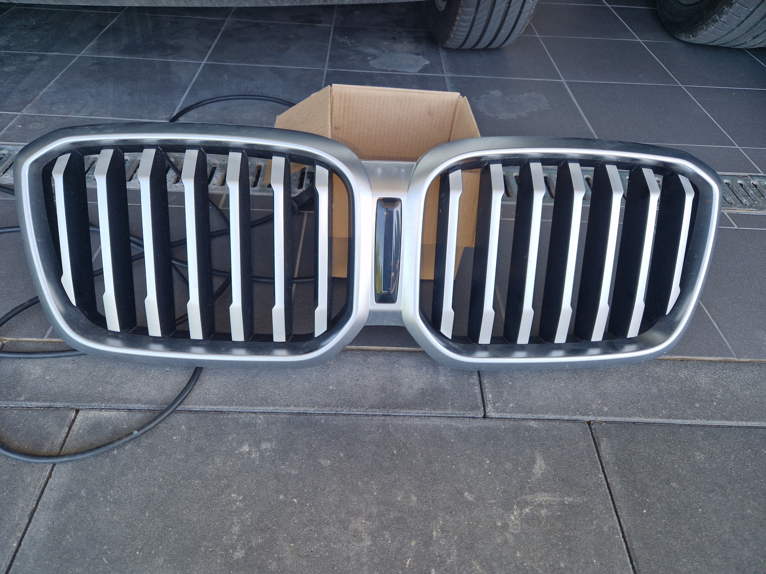 BMW X3 X4 G01 G02 РЕСТАЙЛ LCI РЕШІТКА РЕШІТКА РАДІАТОРА РЕШІТКИ БАМПЕРА ПЕРІД 9881906 ОРИГІНАЛ 