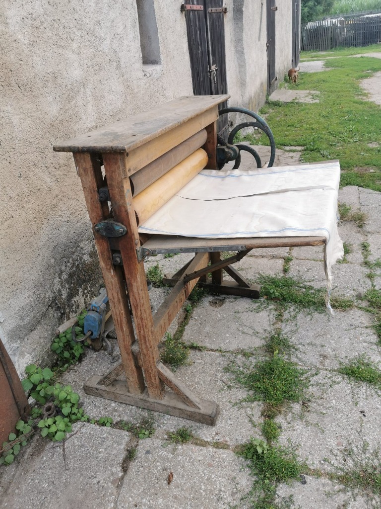 Magiel Ręczny Drewniany z Niska cena na Allegro.pl