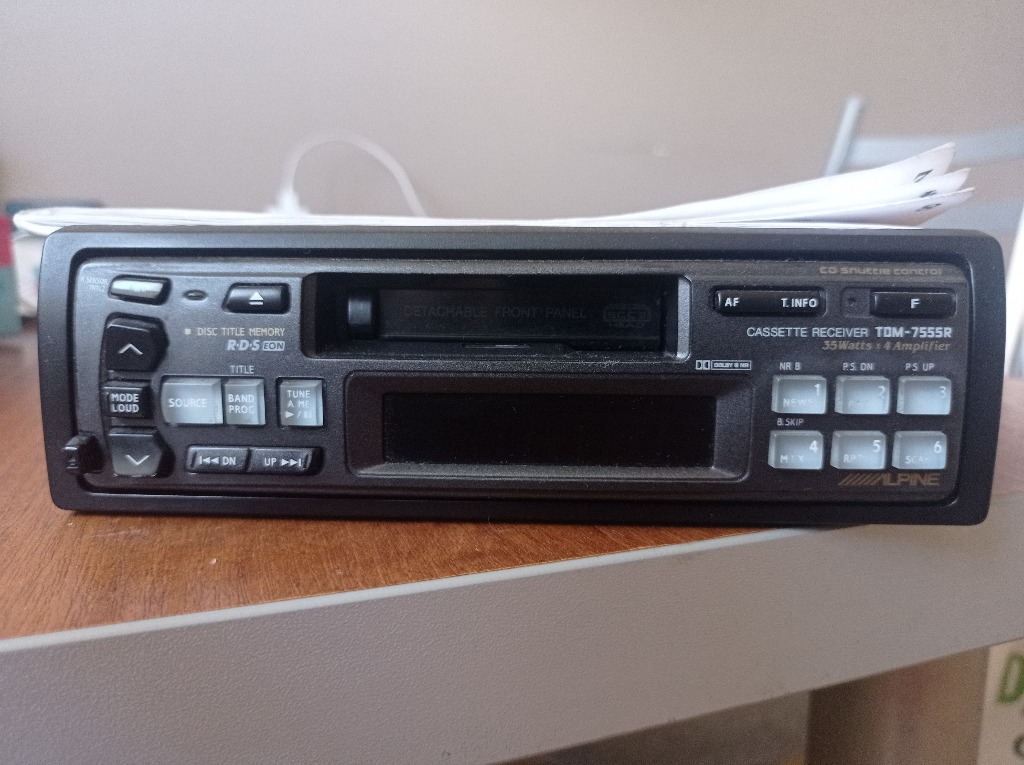 radio ALPINE TDM-7555r instrukcja cult klasyk | Łódź | Ogłoszenie na ...
