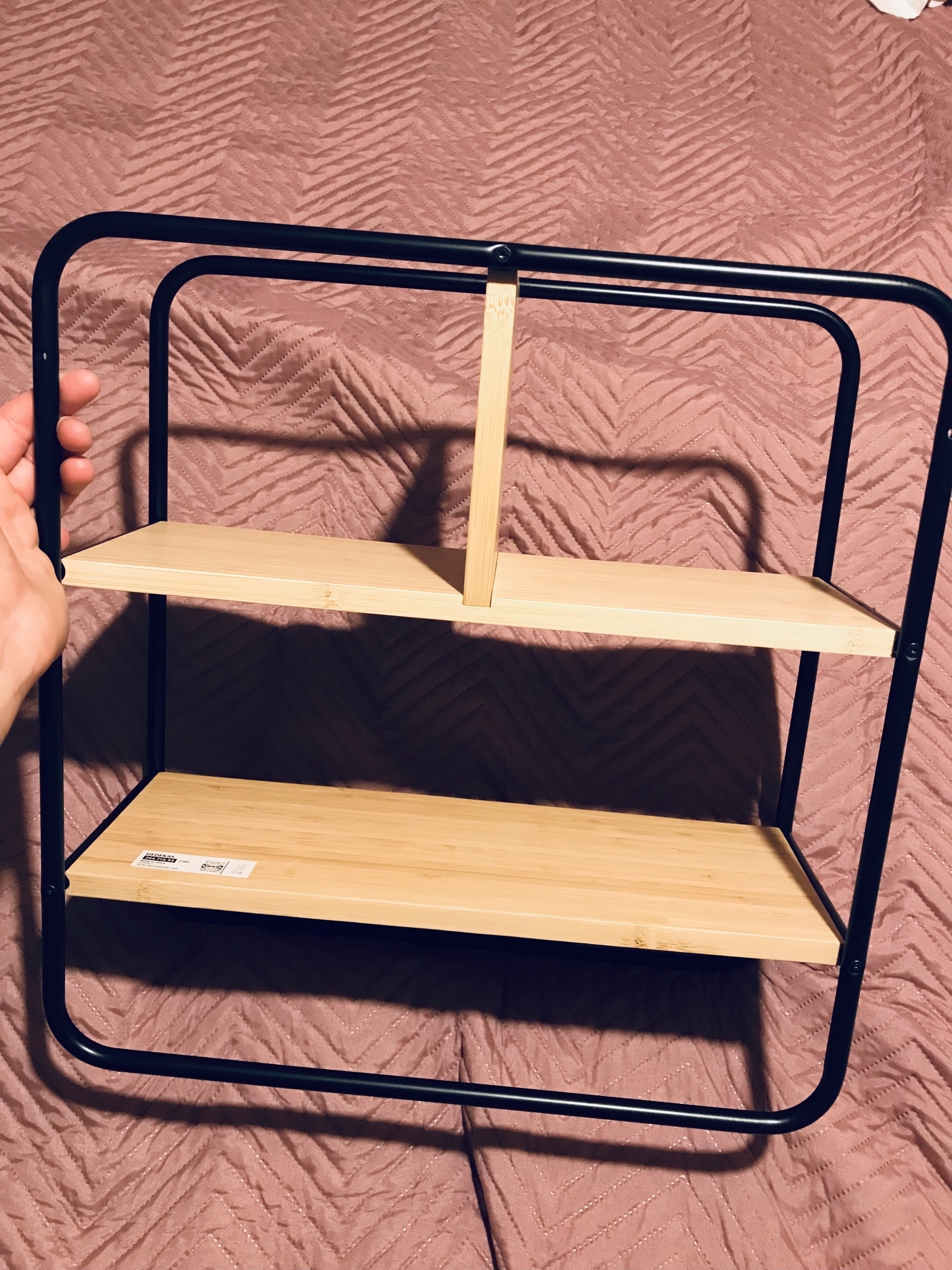 Półka dekoracyjna wisząca ikea hedekas 39x40 Wrocław Ogłoszenie na