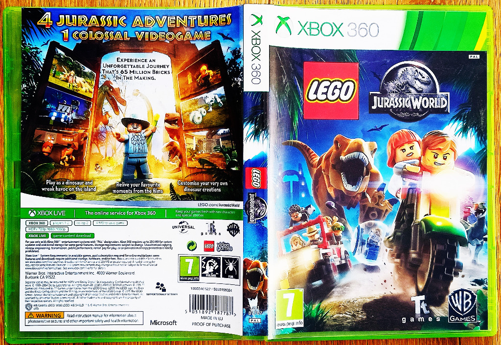 Lego Jurassic World Bajka Po Polsku LEGO JURASSIC WORLD PO POLSKU X360 STAN BDB | Mikołów | Kup teraz na