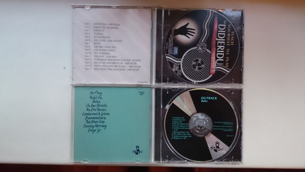 Didgeridoo płyty CD zestaw Baka Outback Warszawa Kup teraz na