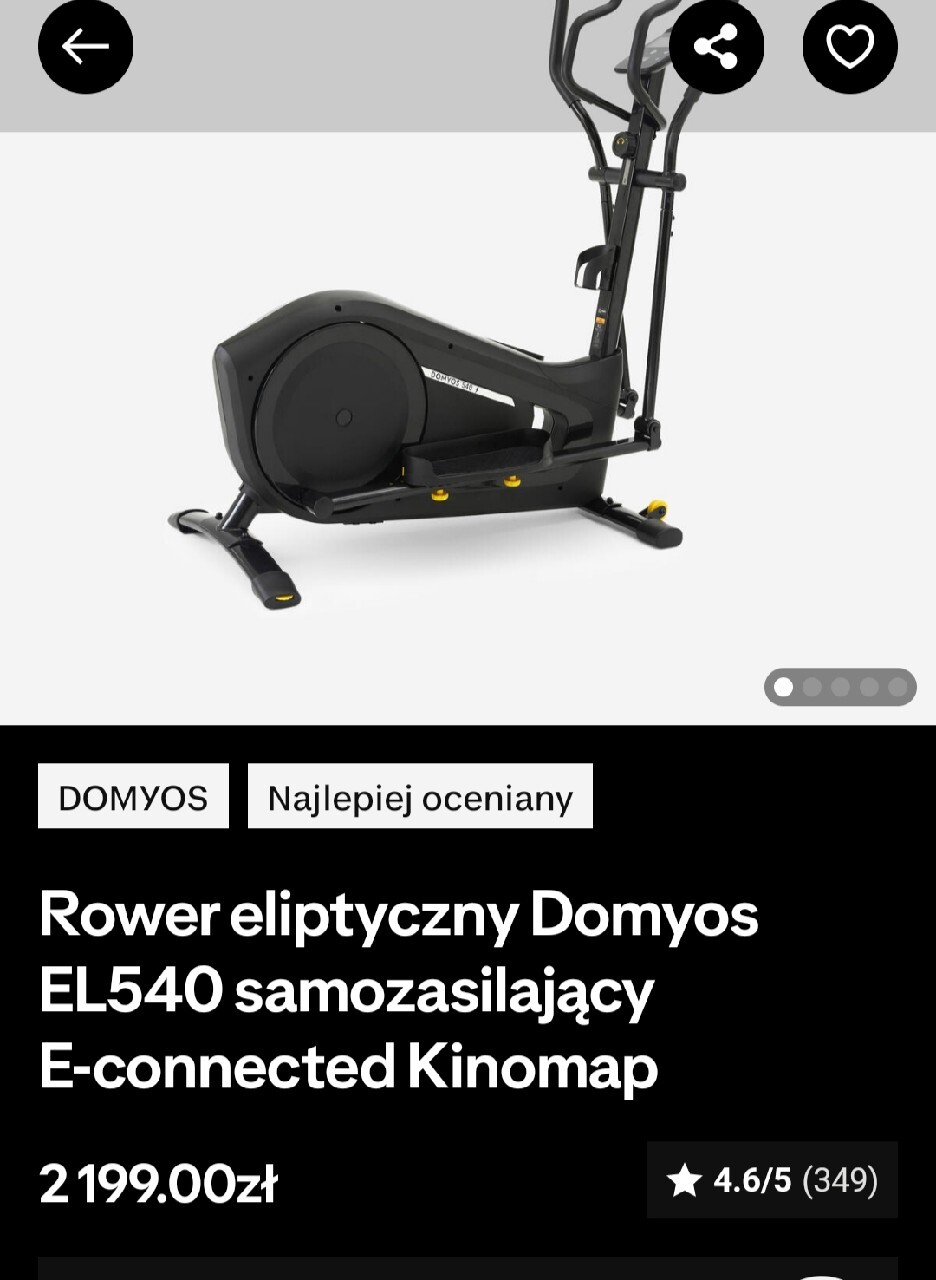 Orbitrek fitness Allegro Lokalnie