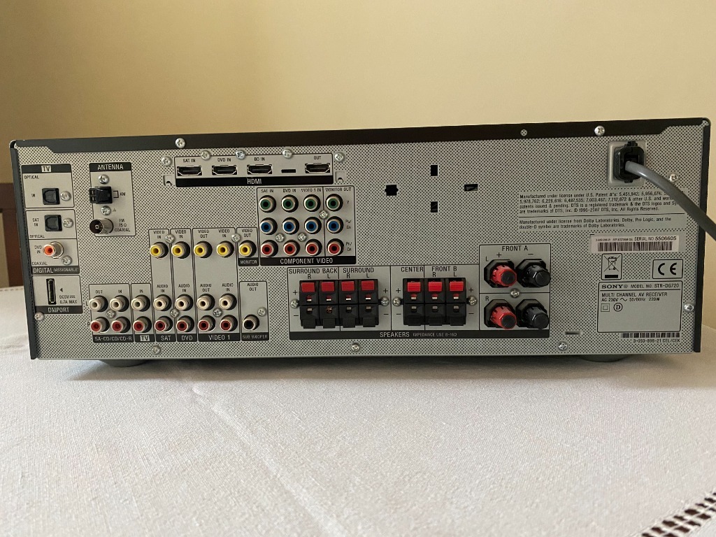 Amplituner SONY STRDG720 Warszawa Kup teraz na Allegro Lokalnie