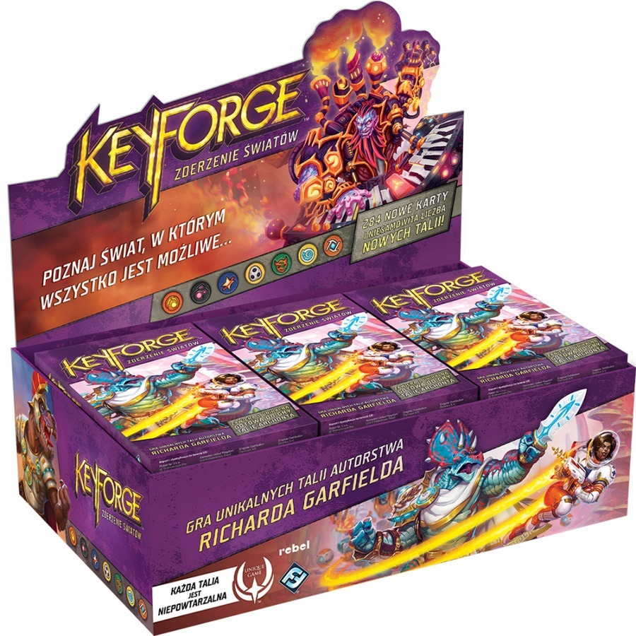 KeyForge Box: Zderzenie Światów - 12 talii | Tarnów | Kup teraz na ...