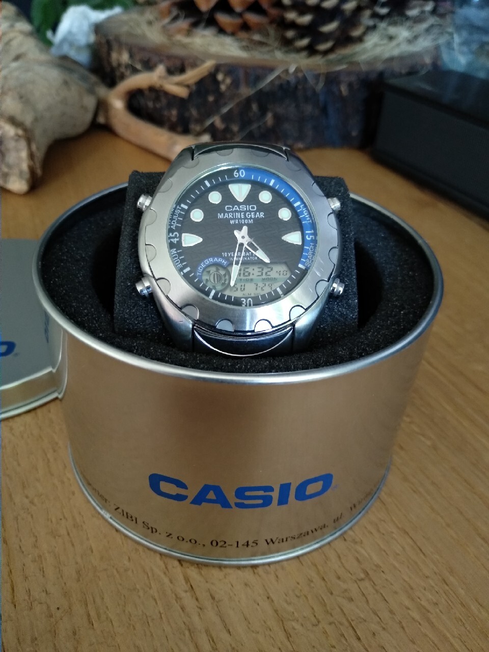 Casio marine cheap gear wr100m