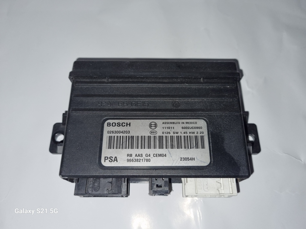 МОДУЛЬ ПАРКТРОНІК CITROEN C5 9663821780 