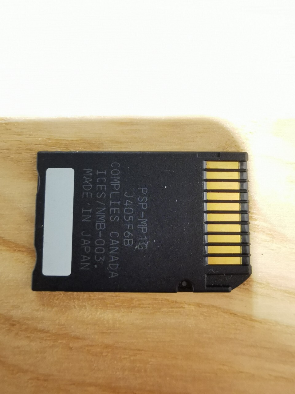 Karta Pamięci Memory Stick Pro Duo 1GB Sony PSP Miechów Licytacja