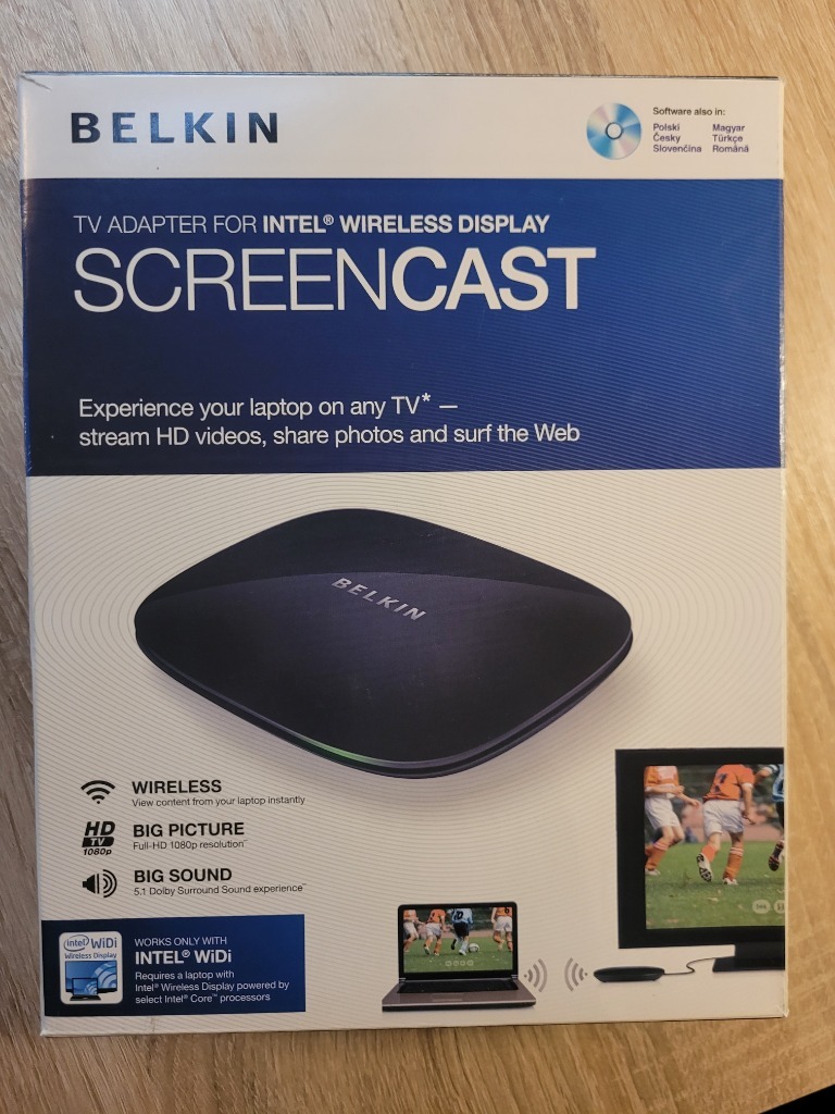 BELKIN SCREENCAST TV ADAPTER Warszawa Kup teraz na Allegro Lokalnie