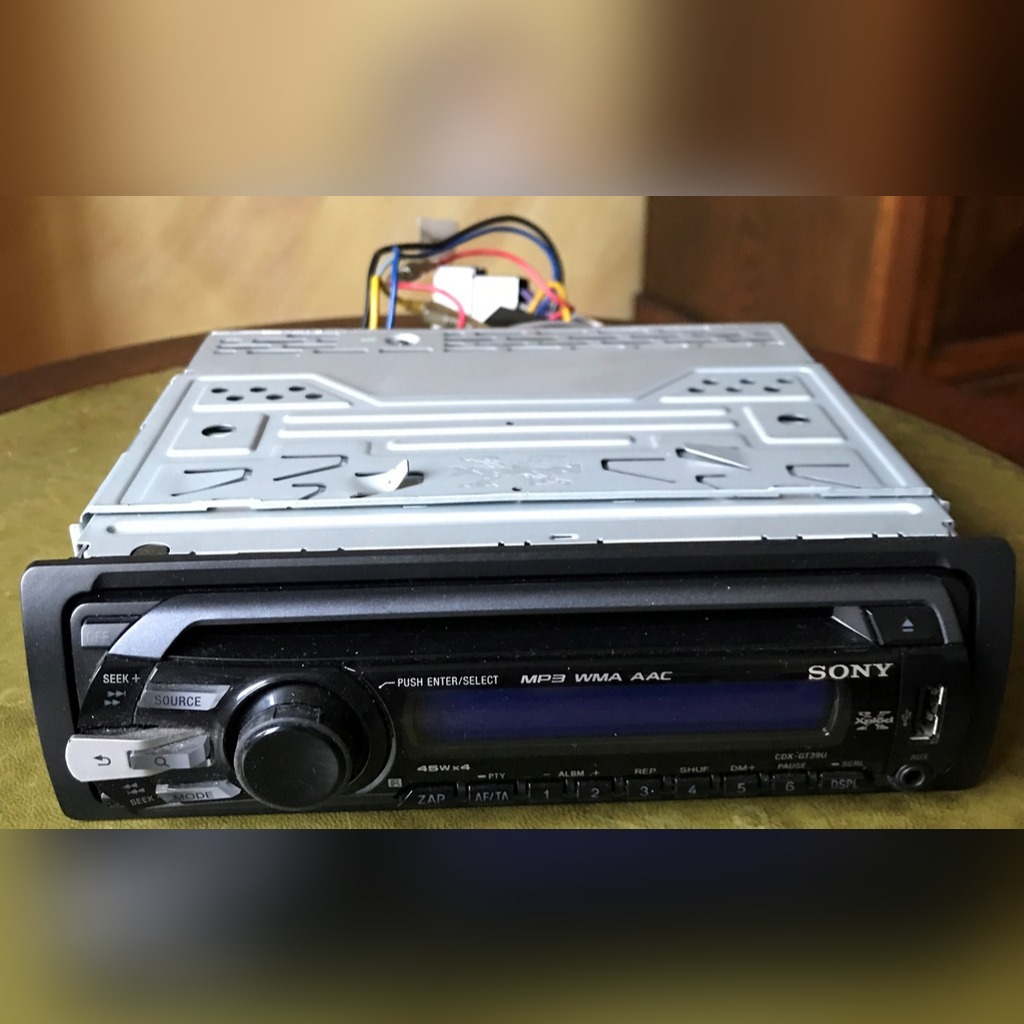 Radio SONY CDXGT 39U WMA/MP3/AAC AUX USB Elbląg Kup teraz na