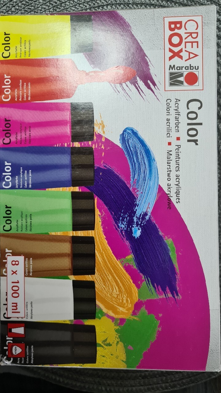 FARBY AKRYLOWE CREA BOX 8szt po 100ml ZESTAW Kraków Kup teraz na