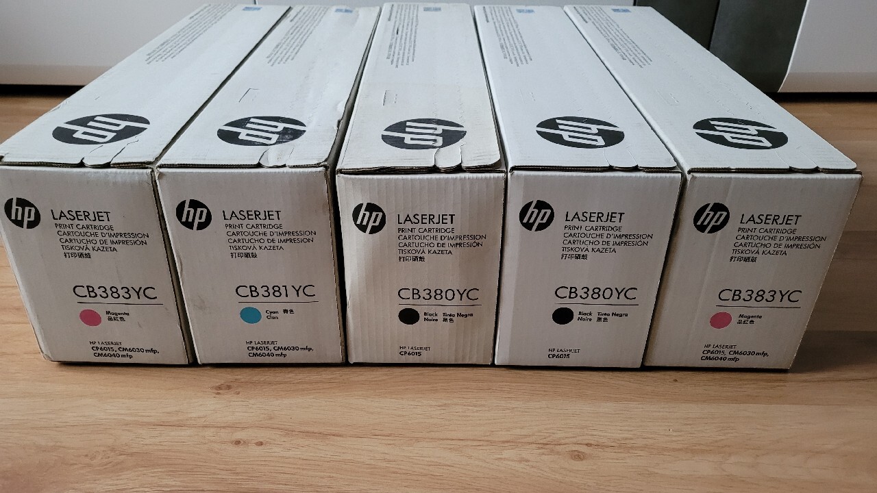 HP LaserJet 8szt. CB380YC CB381YC CB382YC CB383YC | Łódź | Kup teraz na ...