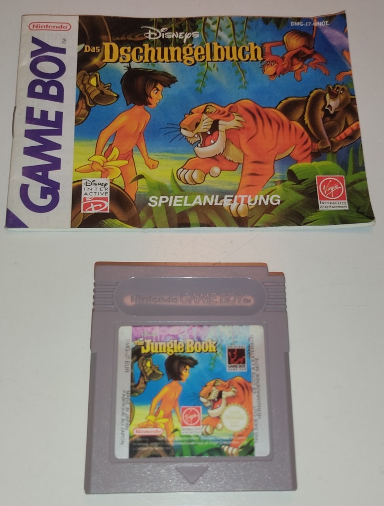 Jungle Book Game Boy gra kartridż +książeczka Warszawa Kup teraz na