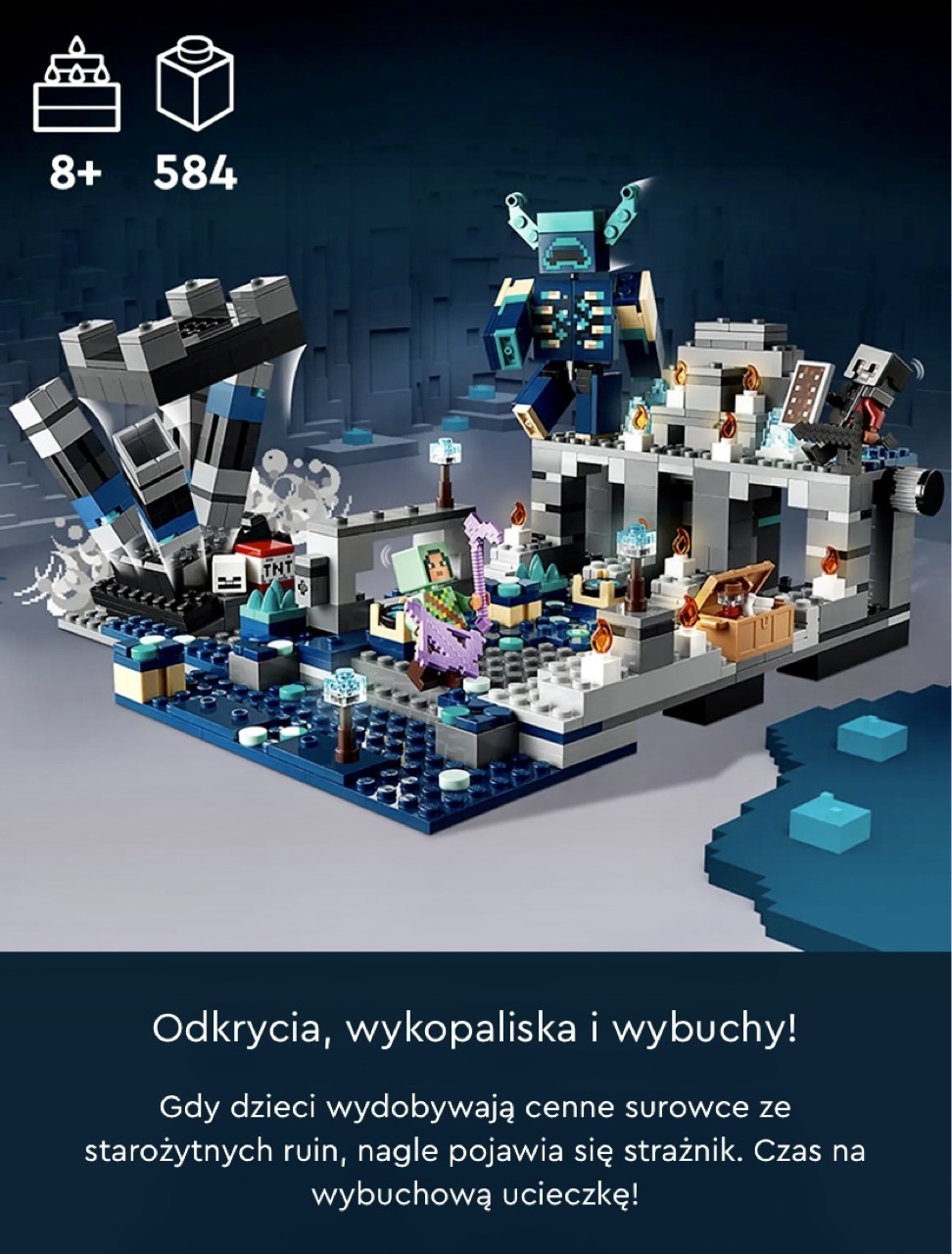 LEGO MINECRAFT #21246 Bitwa w mrocznej głębi NOWE! | Piastów | Kup ...